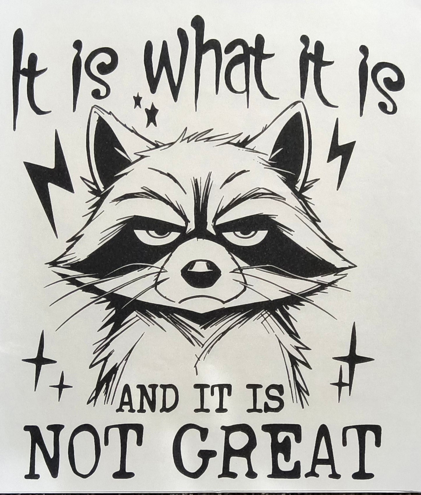 It is what it is......