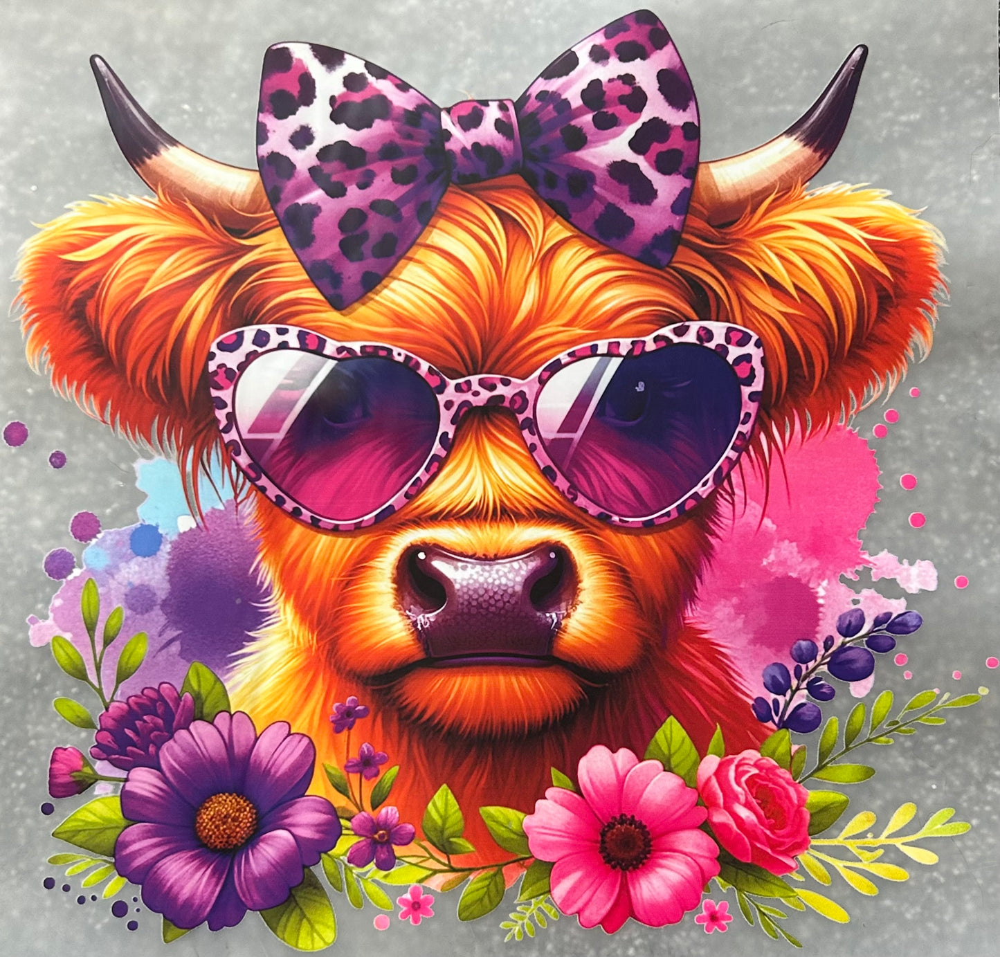 Baby spring cow