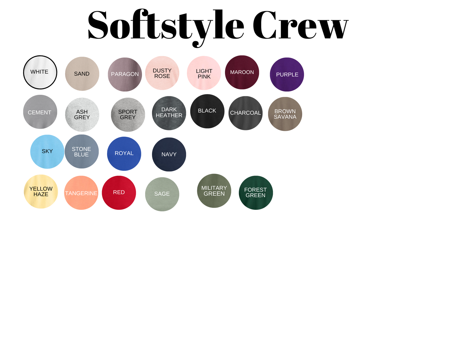 Gildan Softstyle Crewneck