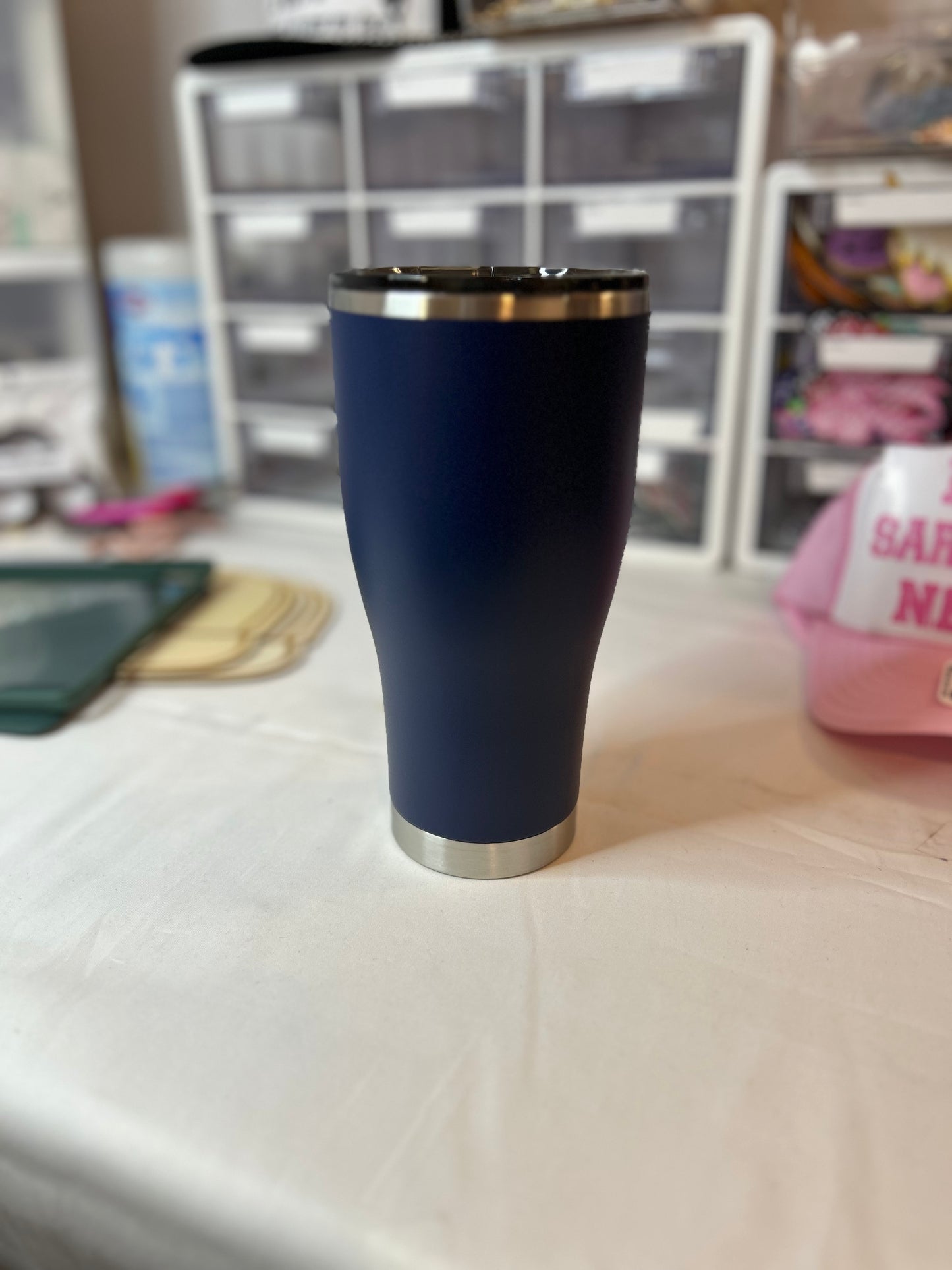 Navy 30oz Stainless Steel