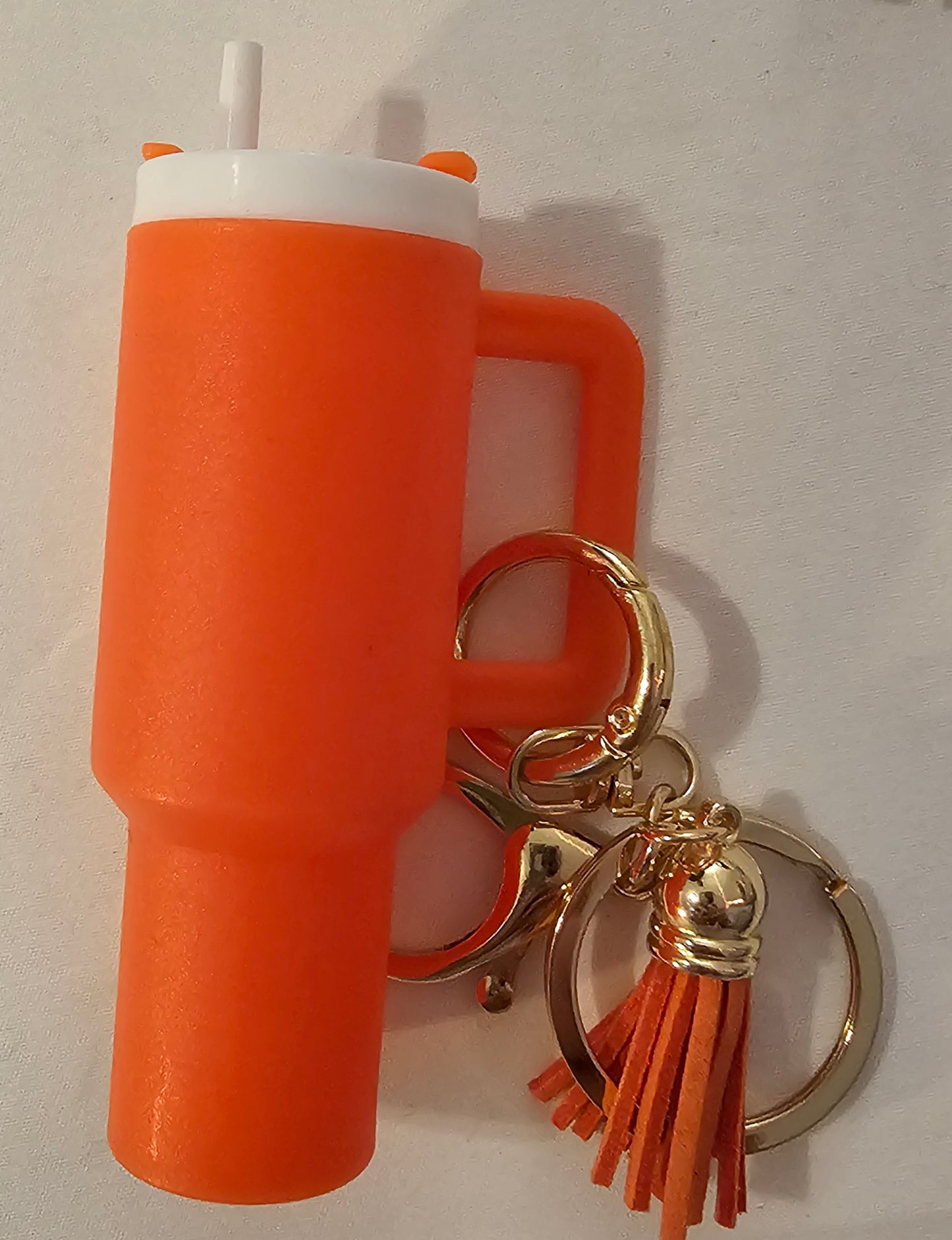 Orange Tassle w/ gold hardware