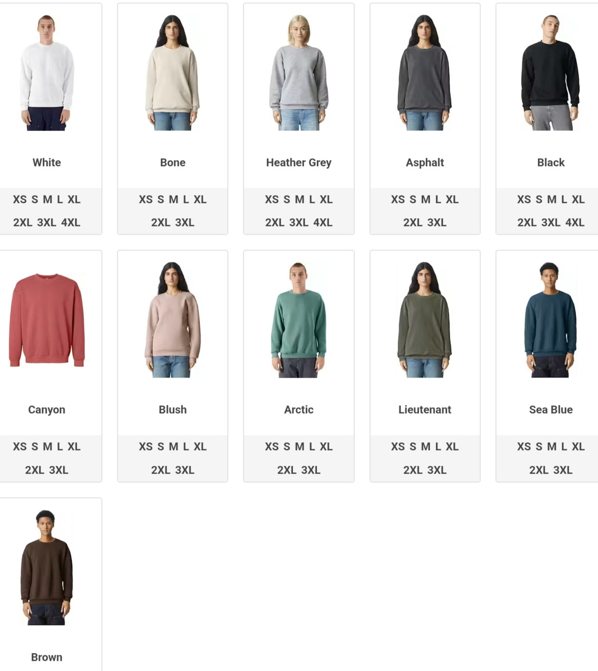 American Apparel Crew