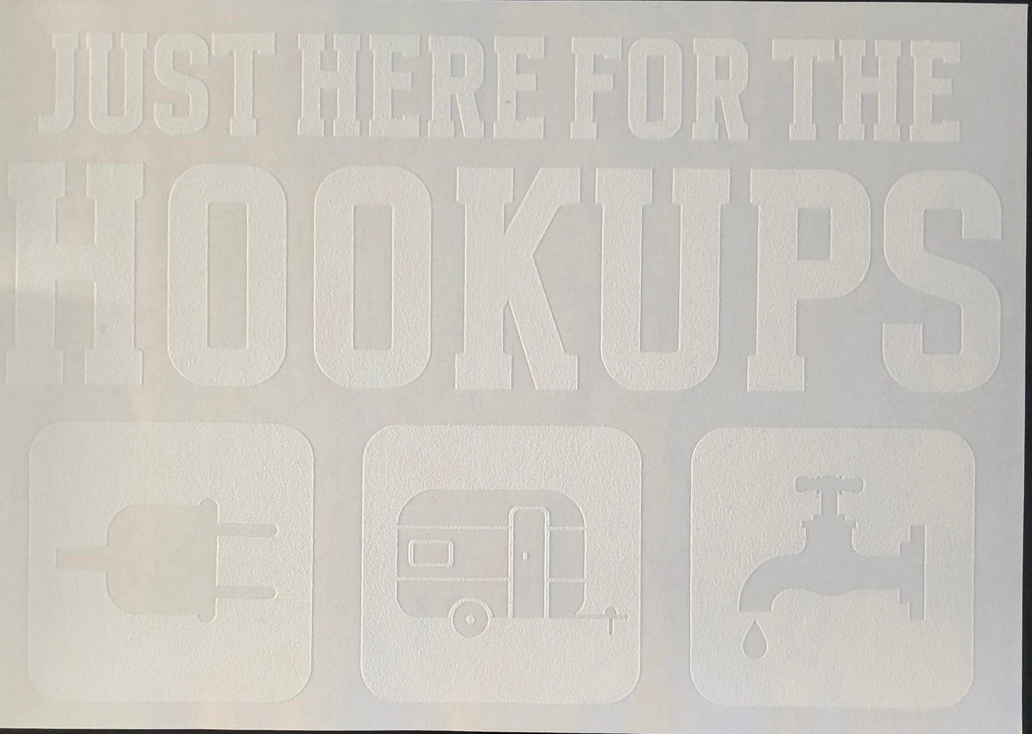 Here for the hookups.....