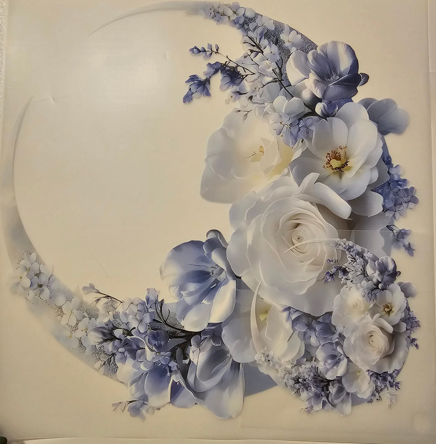 Floral Crescent w/ pocket