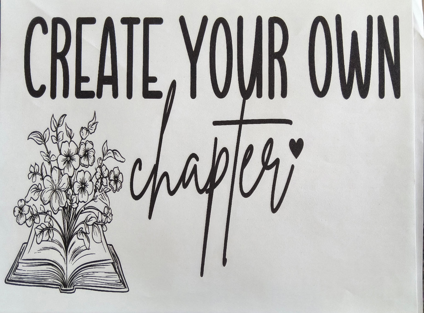 Create your own chapter.....