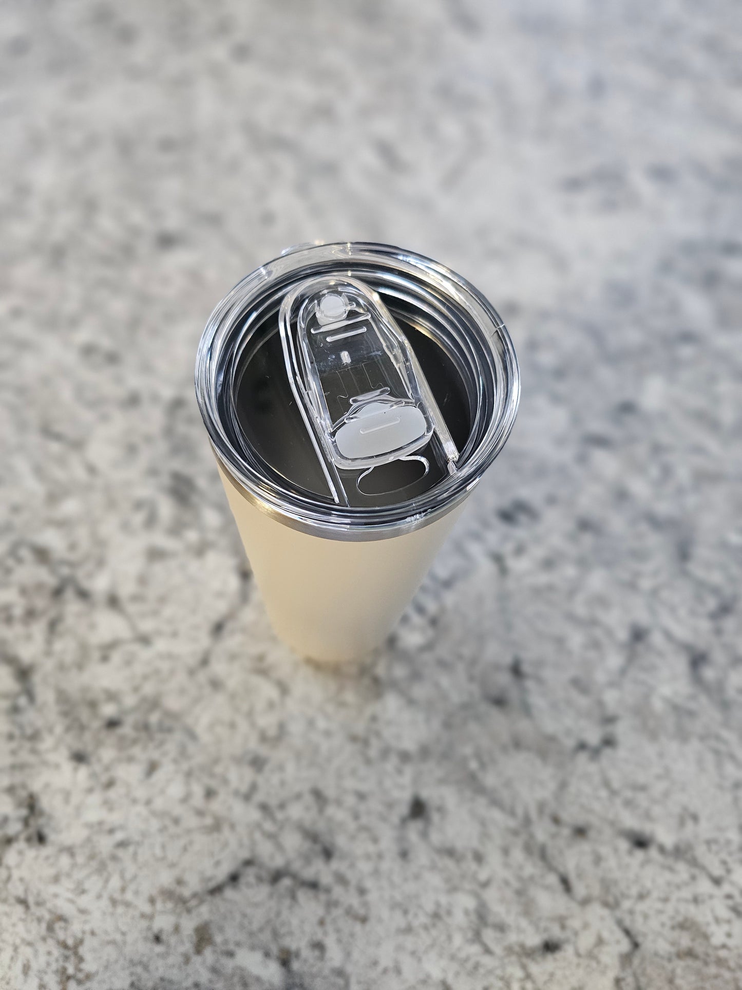 20oz stainless steel, beige