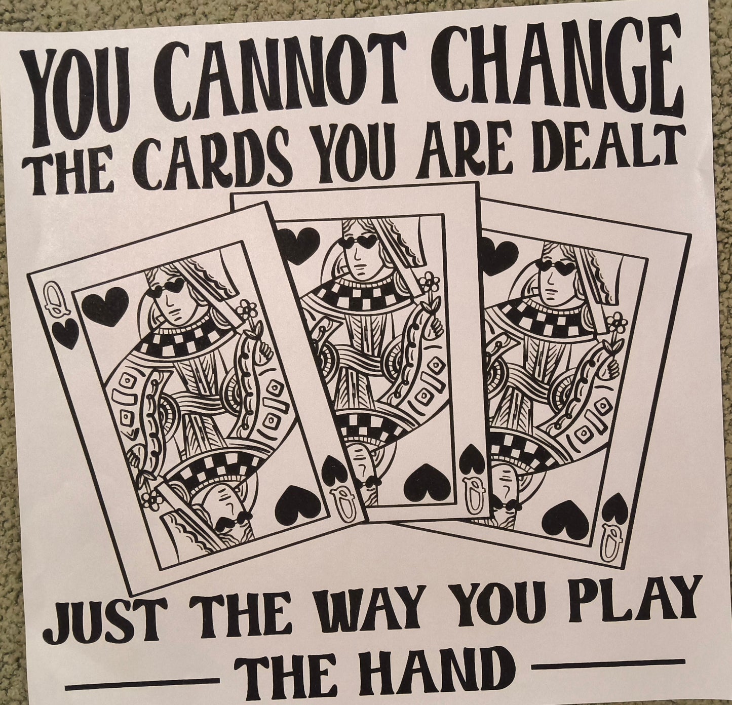You Cannot Change......
