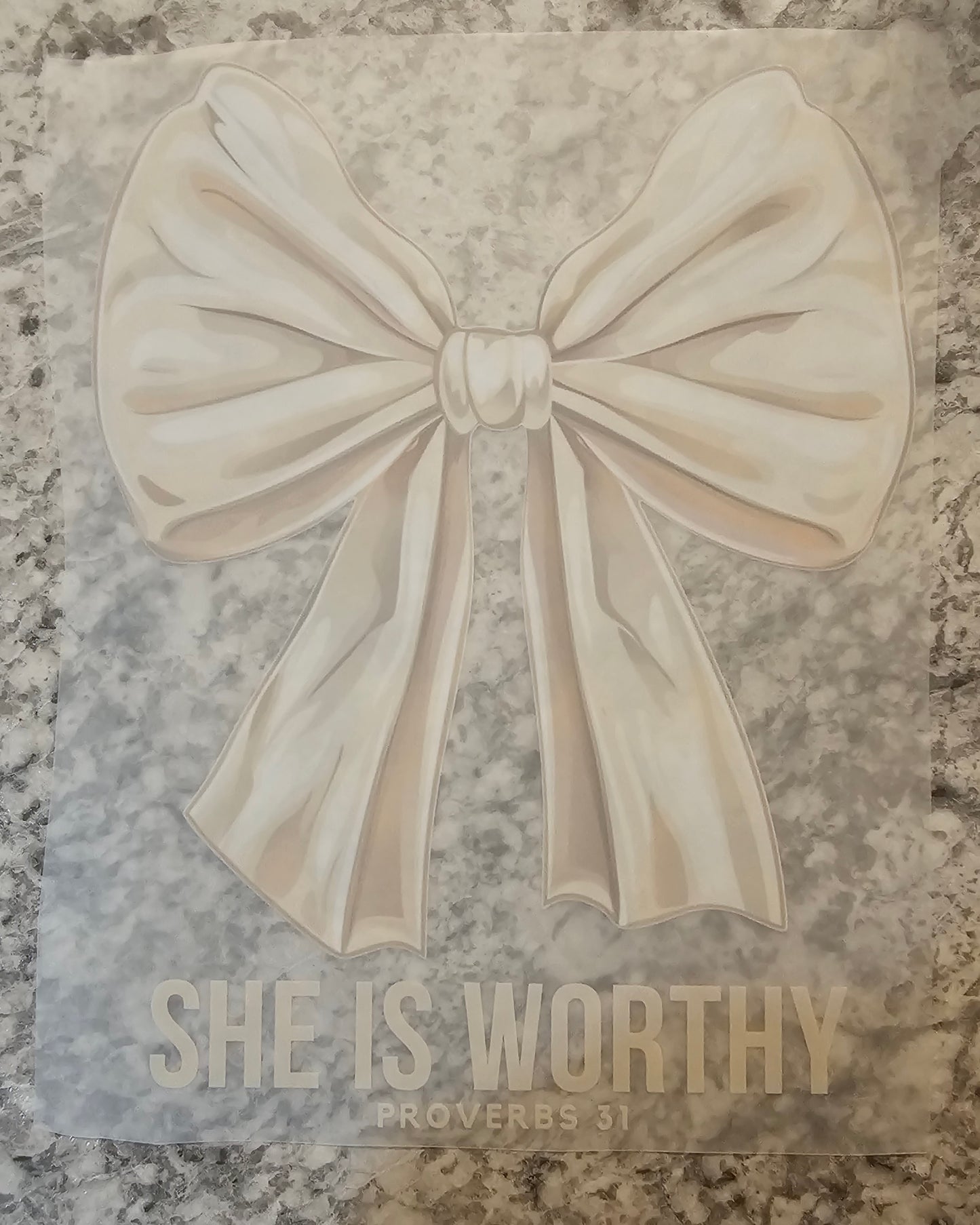 She is worthy.....