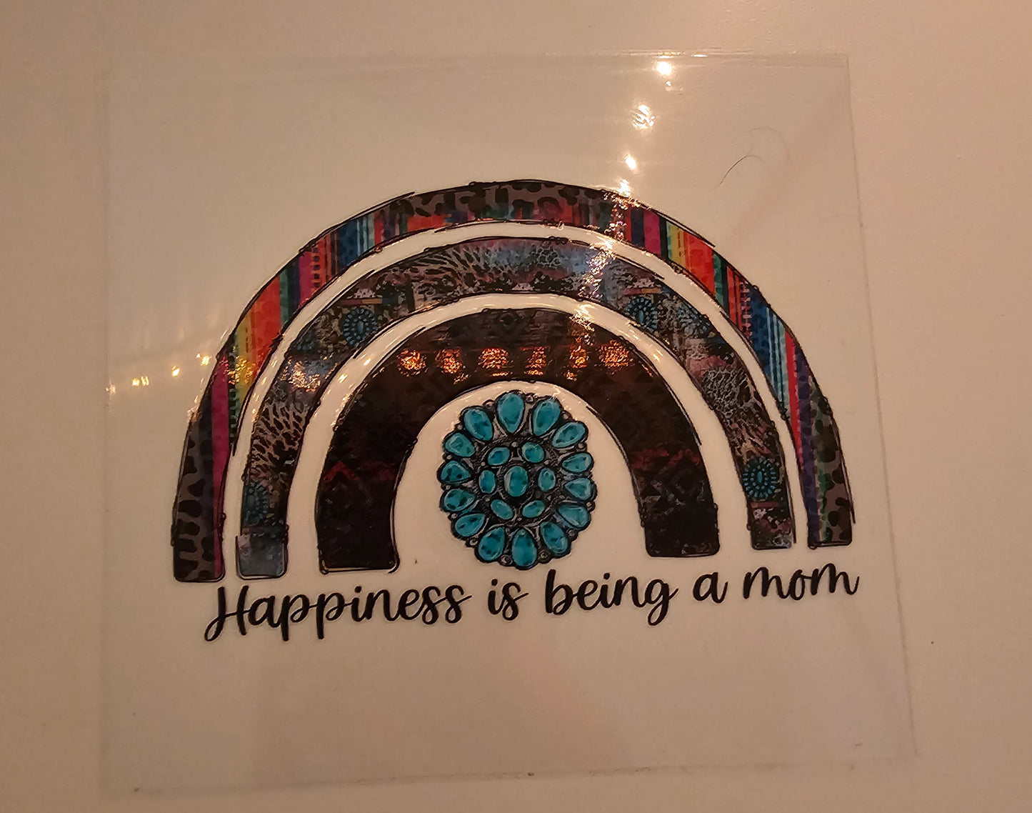 Happiness is being a mom decal
