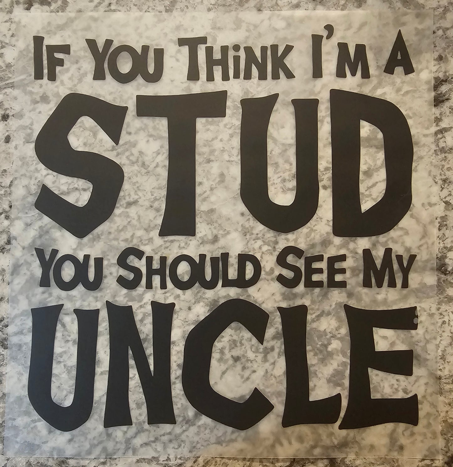 If you think I'm a stud.....