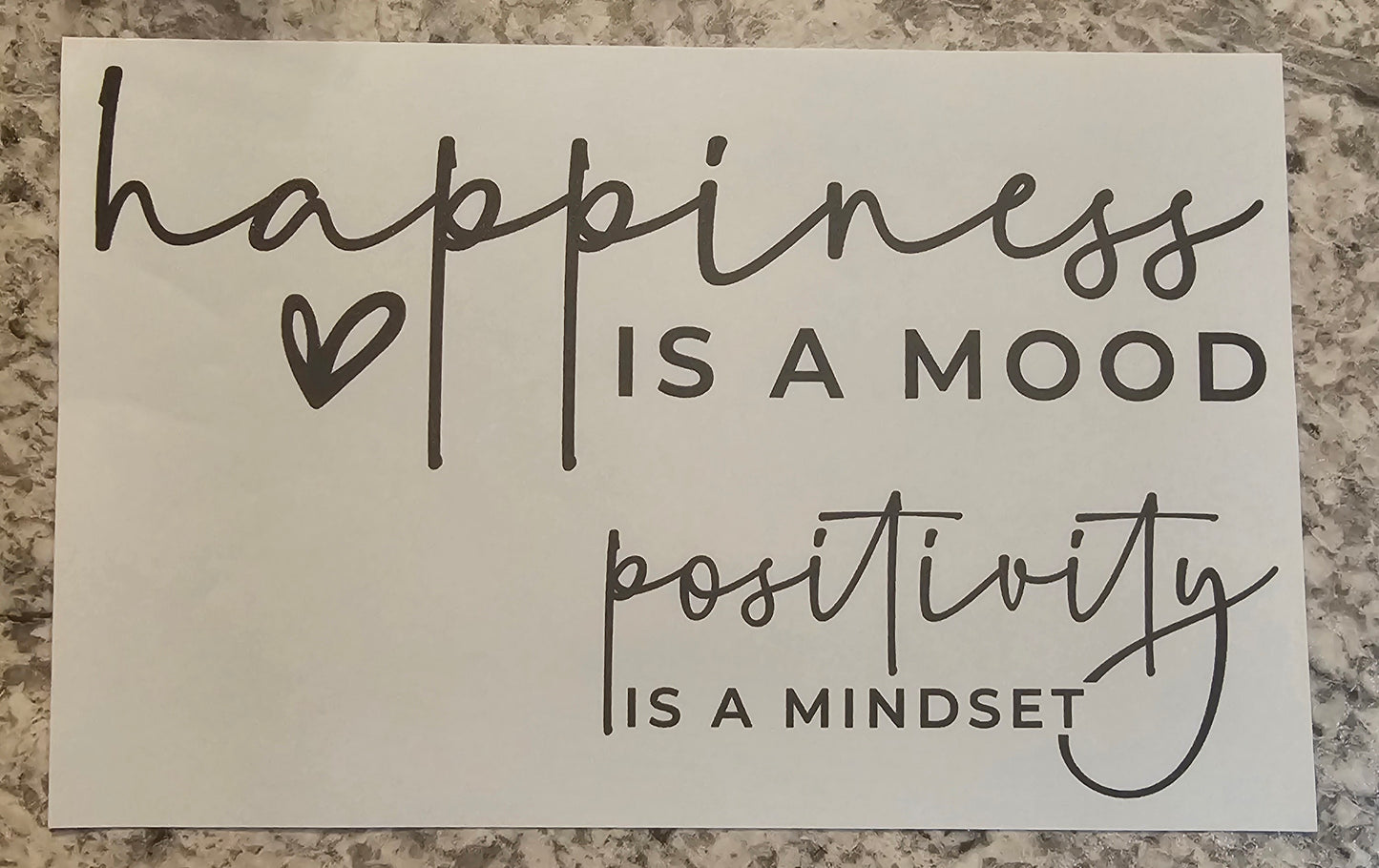 Happiness is a mood.....