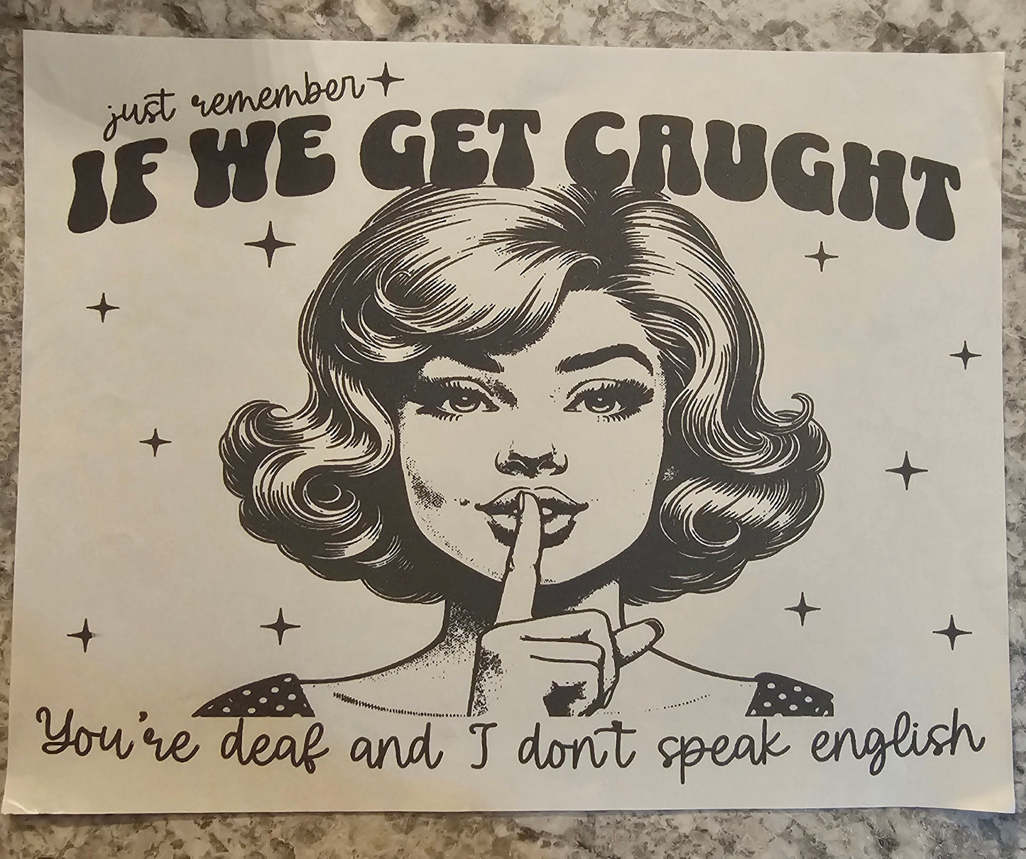 Remember if we caught.....