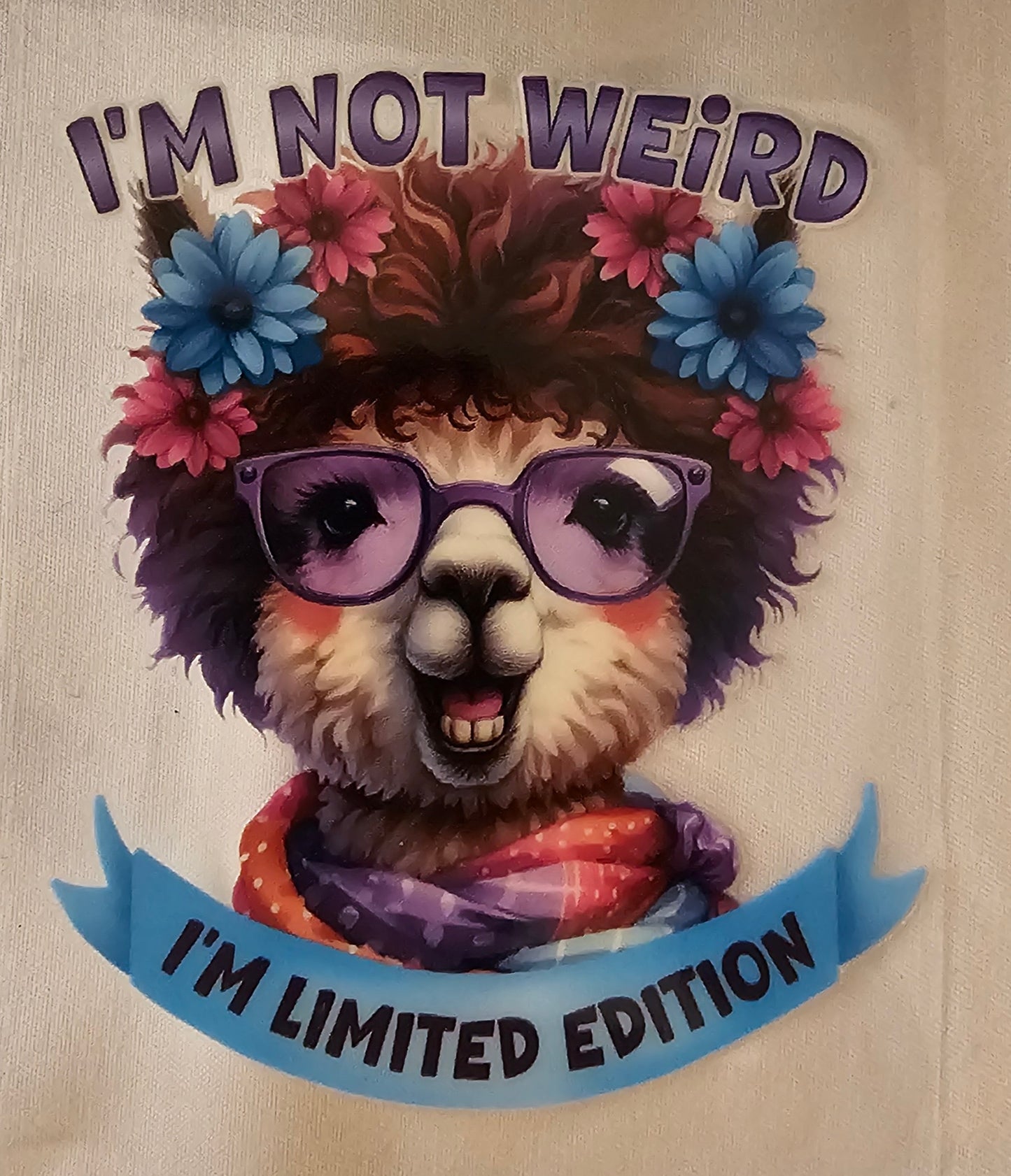 Im Not Wierd, decal