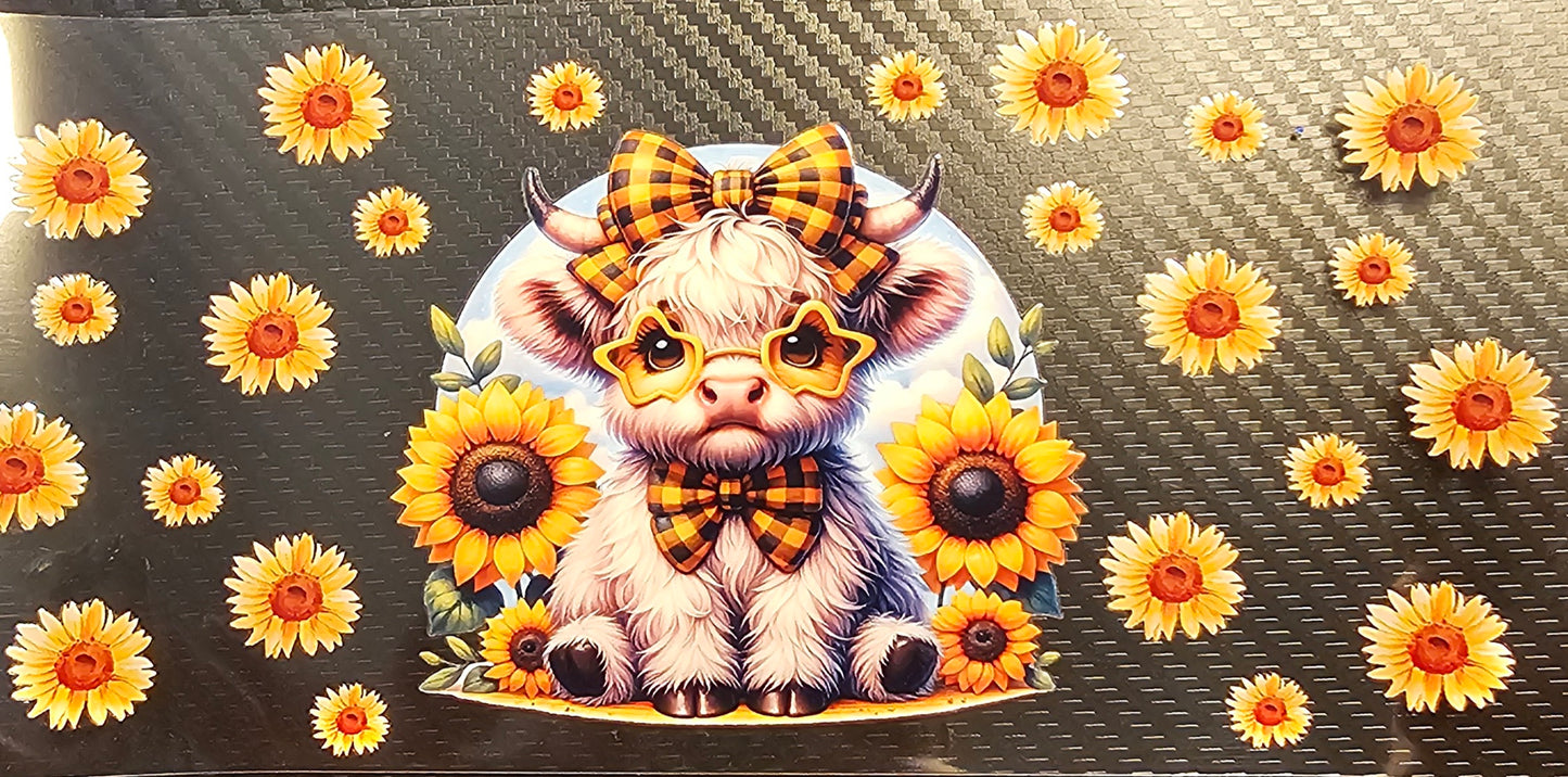 Sunflowers and Cows