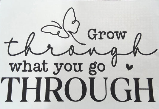 Grow through what you go through