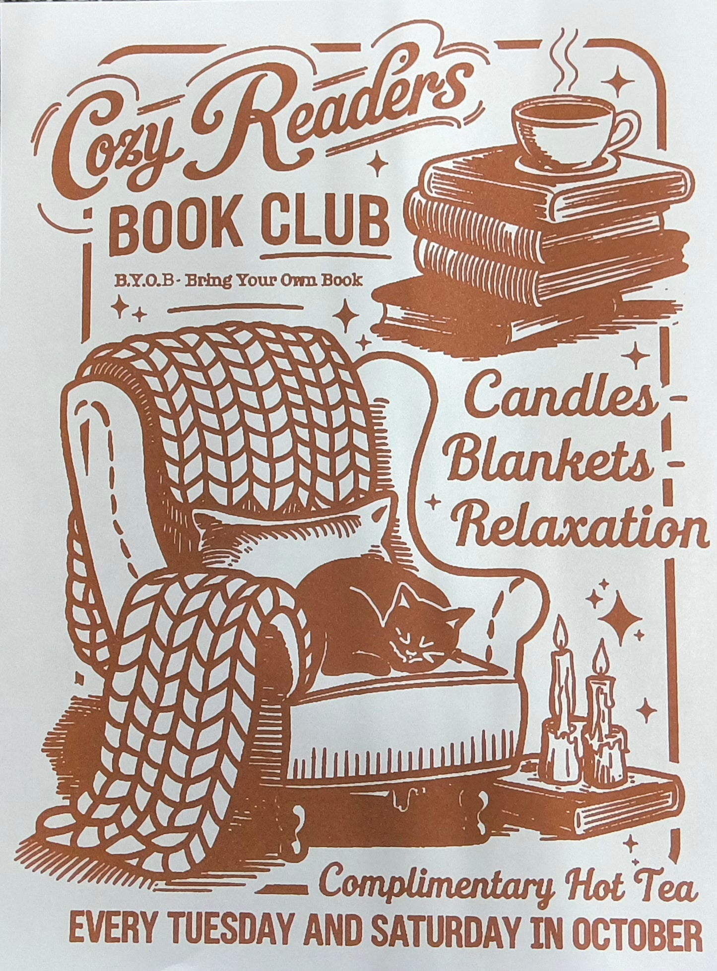 Cozy readers book club......