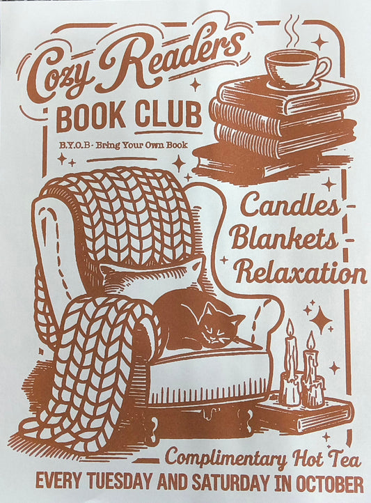 Cozy readers book club......