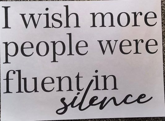 I wish people......
