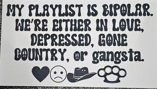 My playlist....