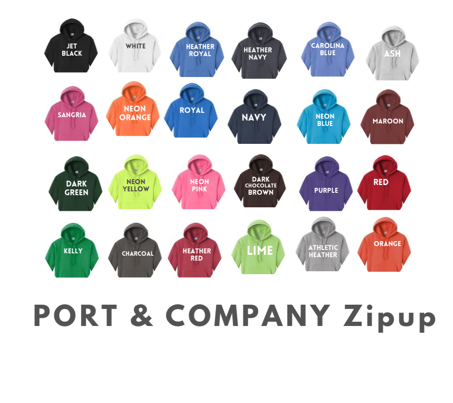 Port and Company Zip up