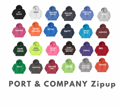 Port and Company Zip up