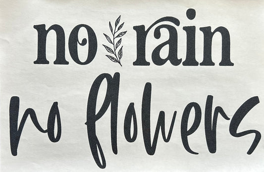 No Rain No Flowers