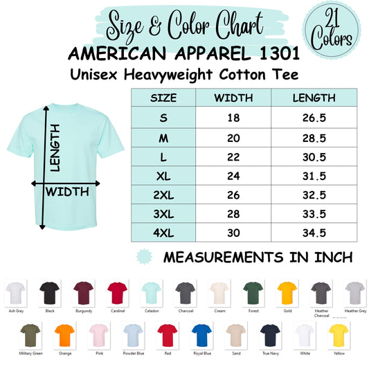 American Apparel Heavyweight Cotton Tee