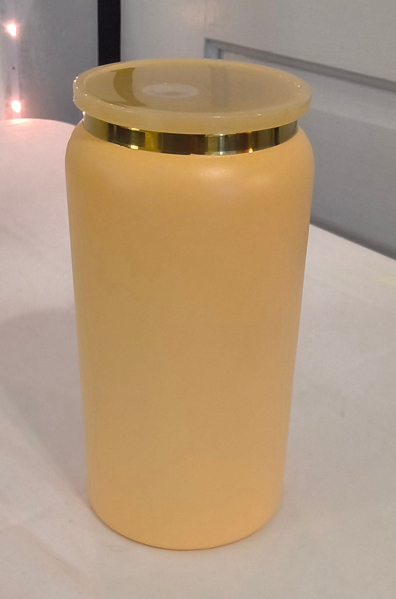 16oz peach stainless steel