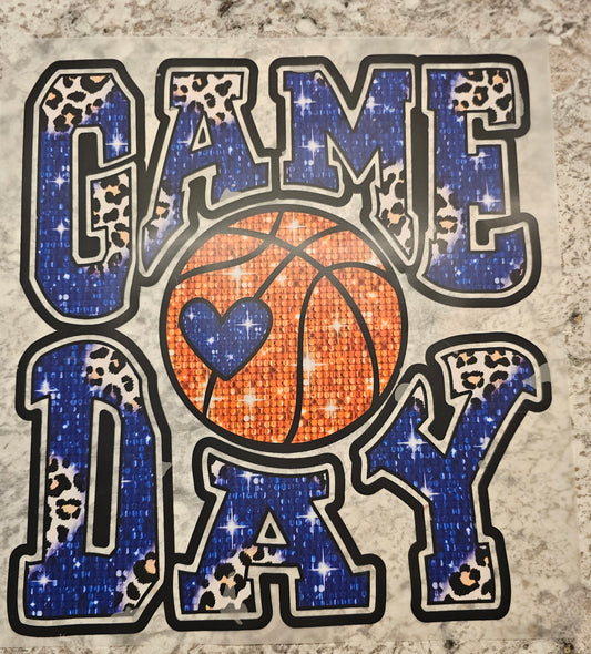 BB faux glitter Game Day