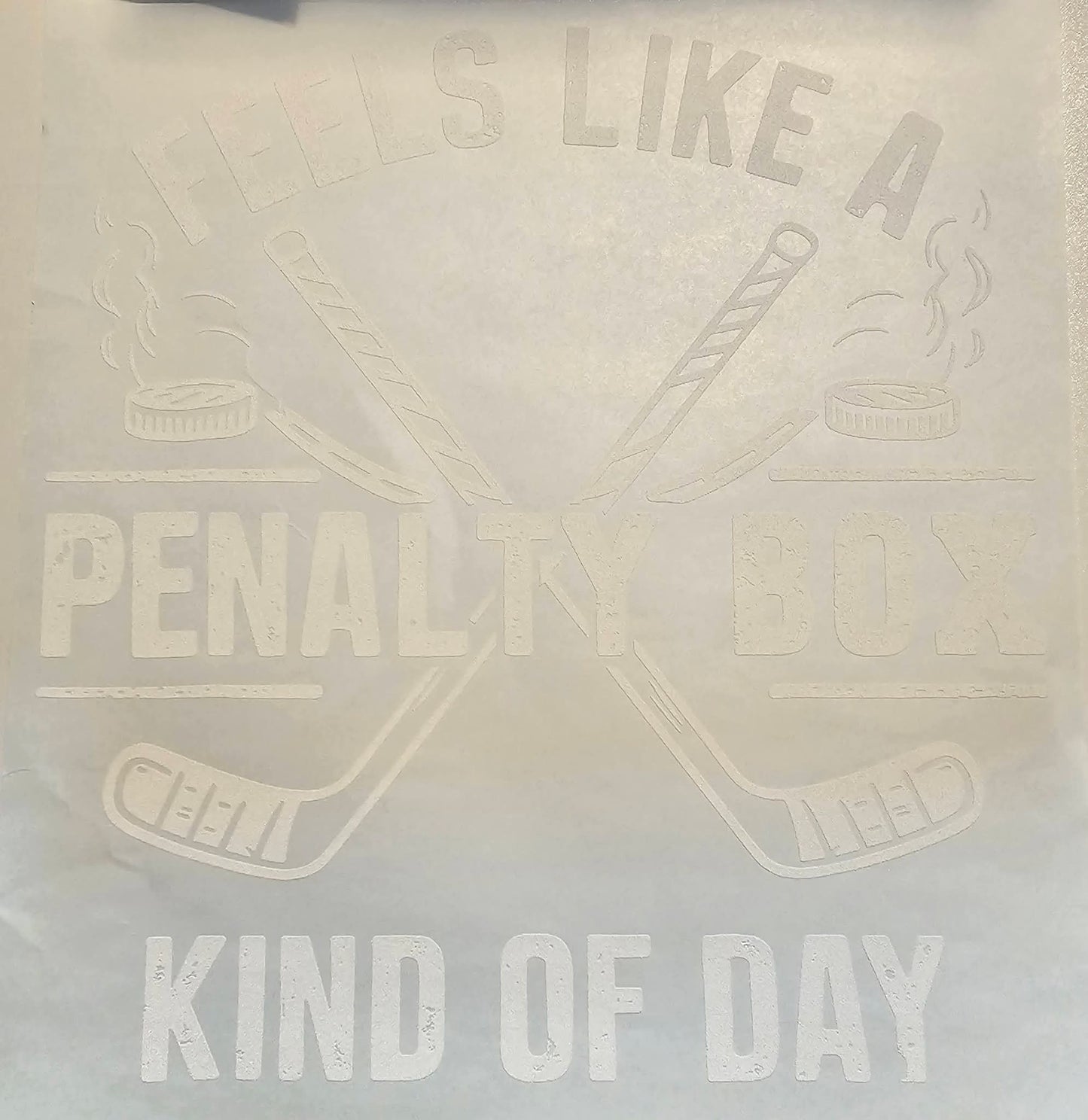 Penalty box kind of day