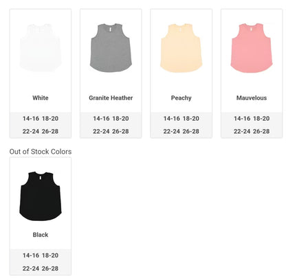 Live and Tell Curvy Relaxed Tank