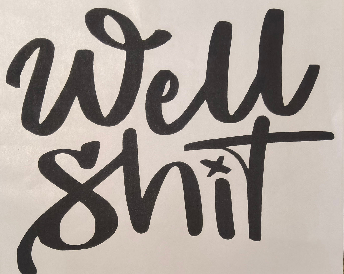 Well Shit
