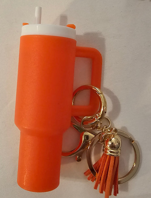 Orange Tassle w/ gold hardware