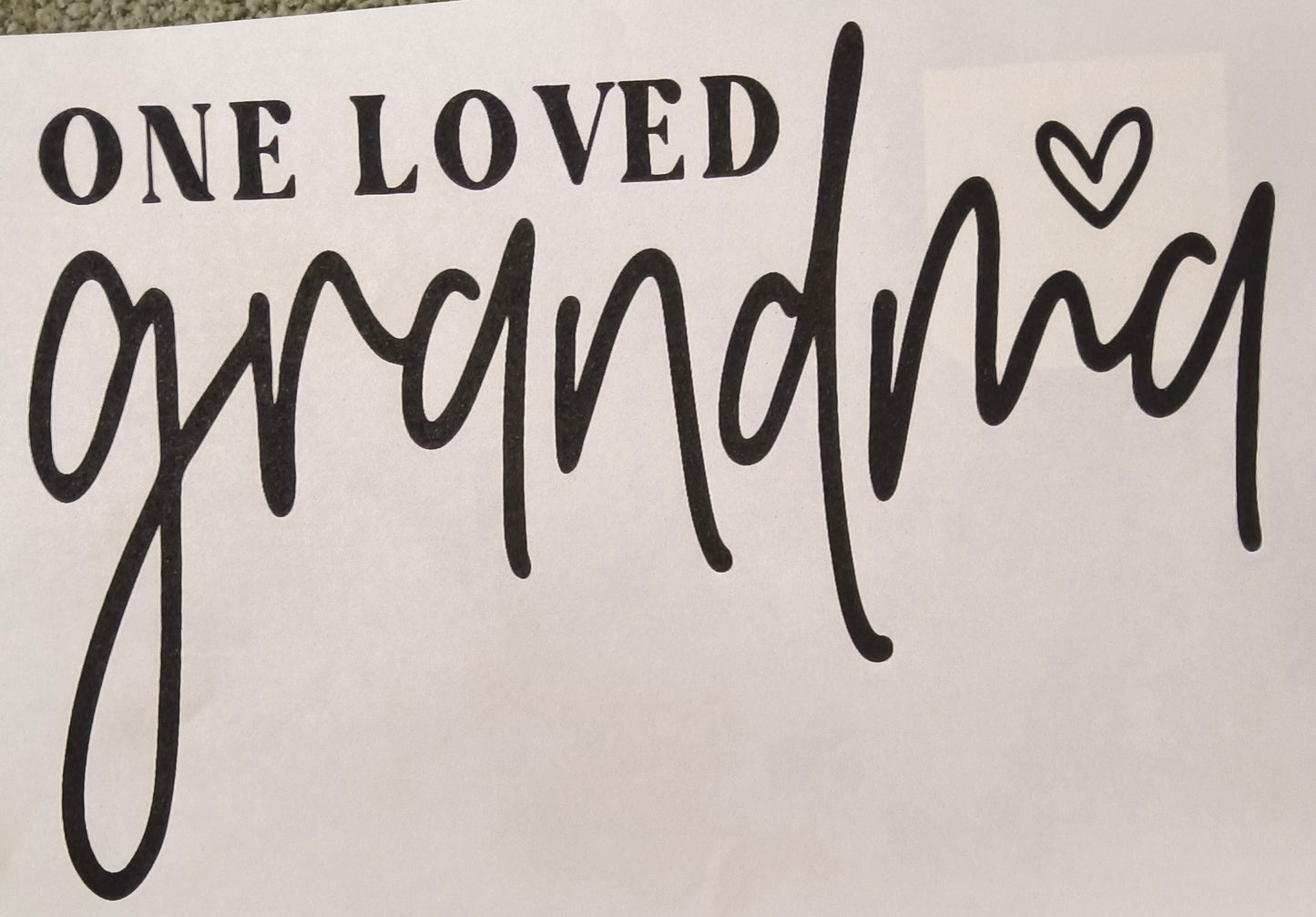 One Loved Grandma