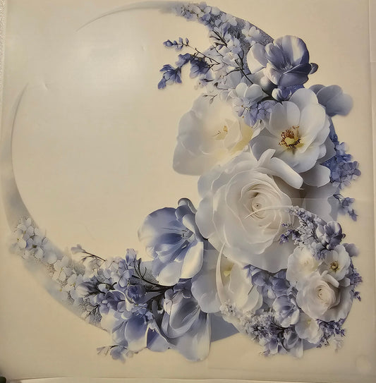 Floral Crescent w/ pocket