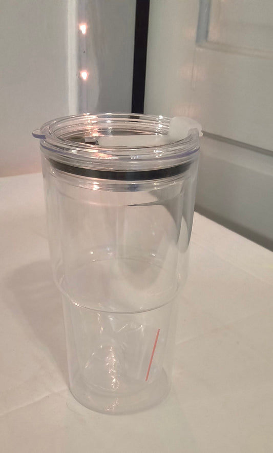 14oz clear acrylic snowglobe