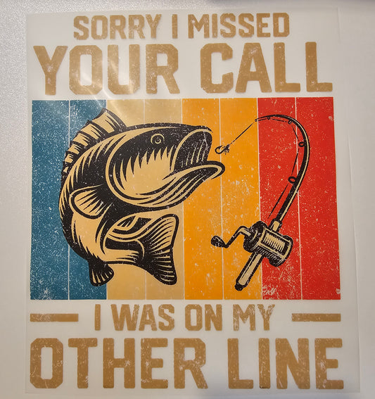 Sorry I missed your call.....