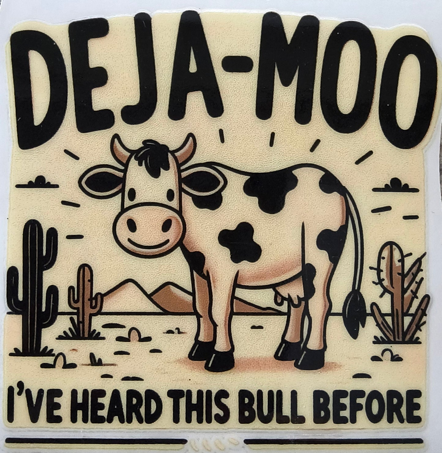 Deja-Moo Decal