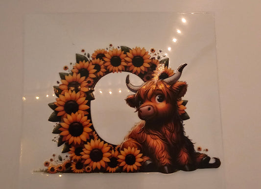 Sunflower Wreath Decal