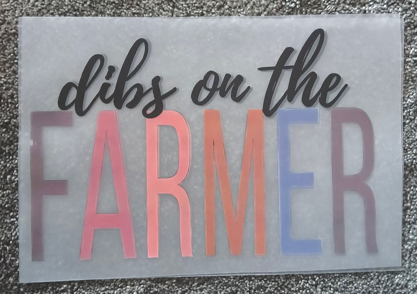 Dibs on the farmer