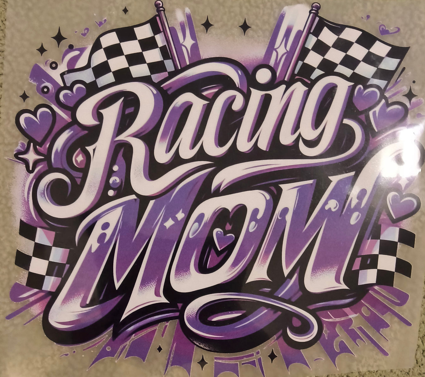 Purple Racing Mom