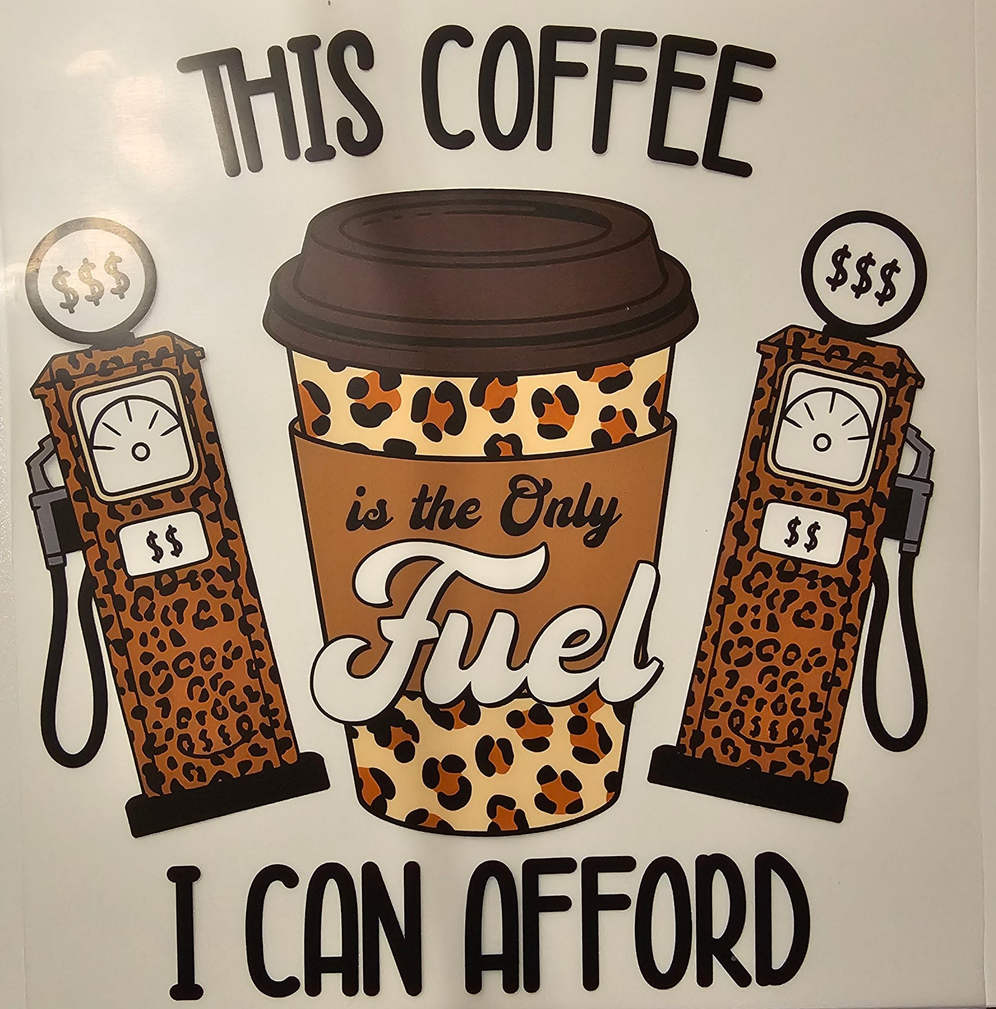 This coffee is the only fuel....