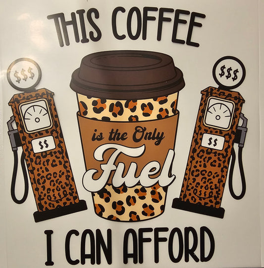 This coffee is the only fuel....