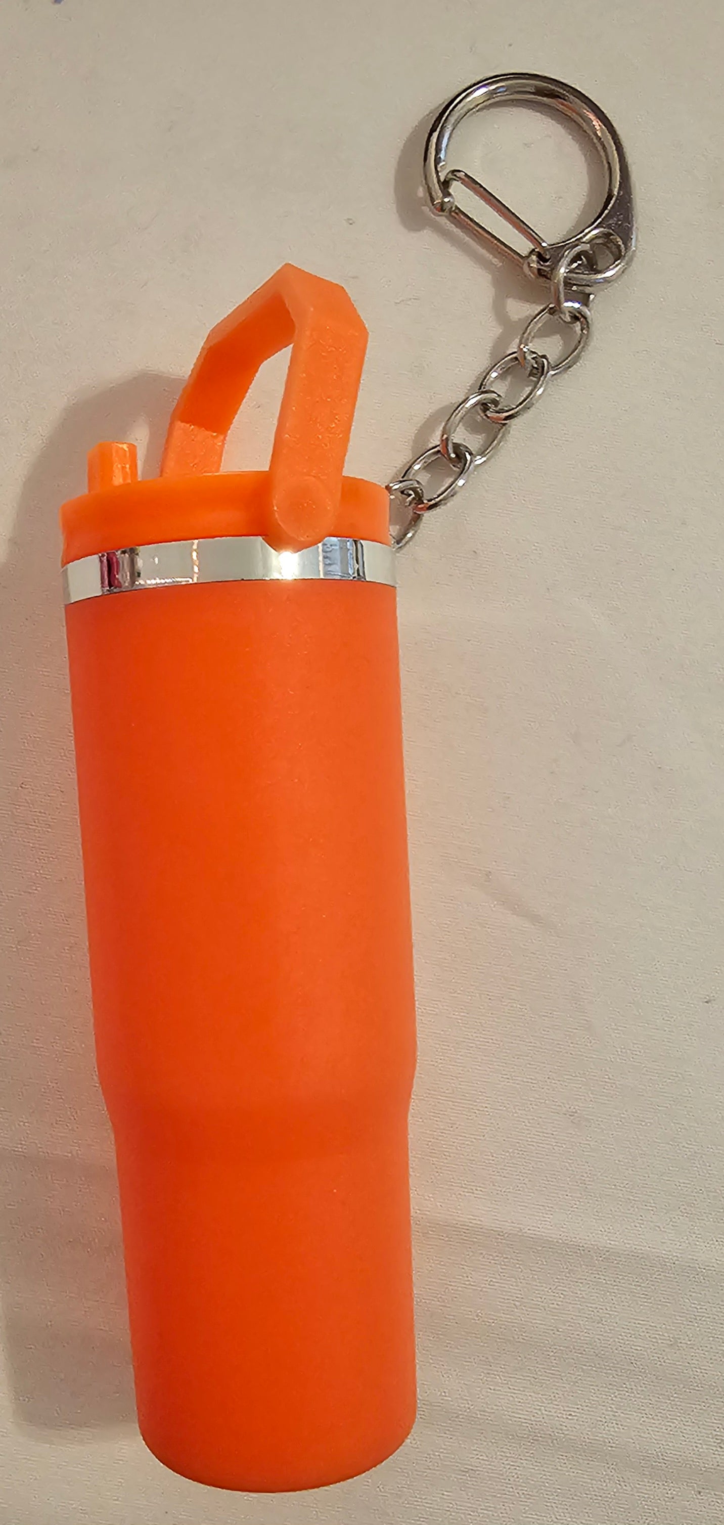 Orange Top Handle w/ silver hardware