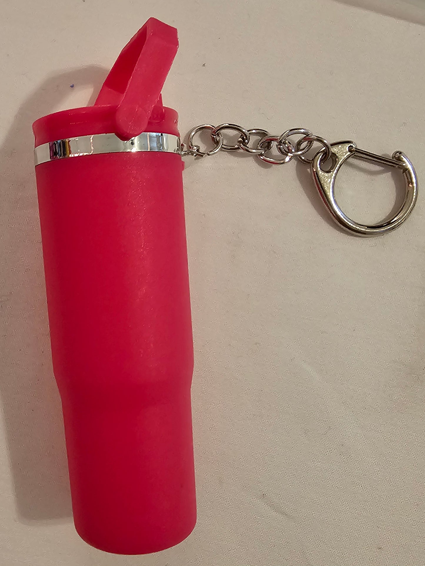 Hot Pink Top Handle w/ silver hardware
