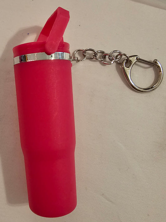 Hot Pink Top Handle w/ silver hardware