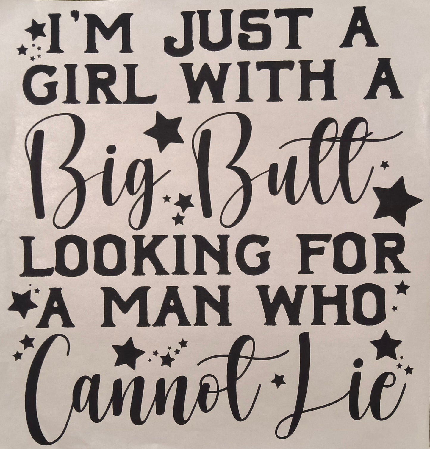 I'm Just A Girl......
