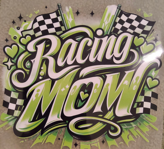 Lime Green Racing Mom