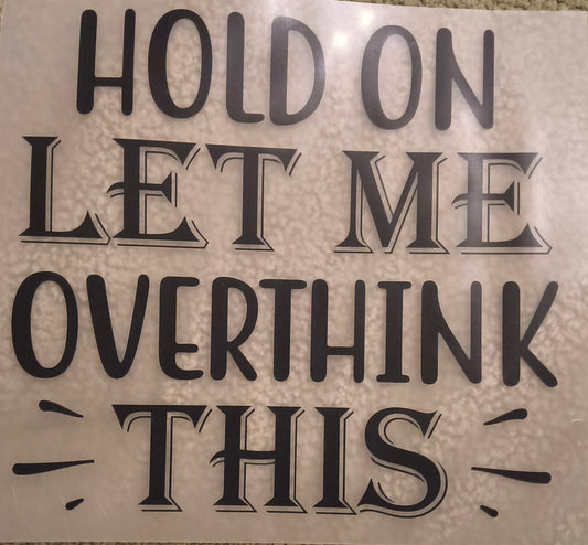 Hold On.....