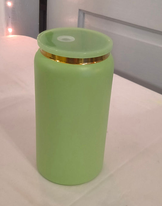 16oz stainless steel, lime green